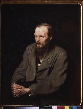 Porträt des Schriftstellers Fjodor M. Dostojewski (1821-1881) 1872