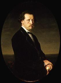 Bildnis Nikolai Rubinstein, Gründer des Moskauer Konservatoriums. 1870