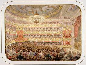 Zuschauerraum im Michailowski-Theater in St. Petersburg 1859