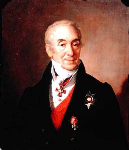 Portrait of S. Kushnikov von Wassili Tropinin