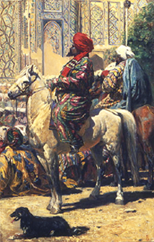 Reiter in Samarkand von Wassili Werestschagin