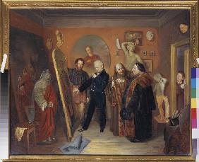 Atelier des Malers 1865
