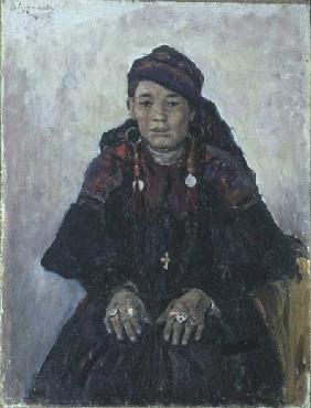 Portrait of a Cossack Woman 1909