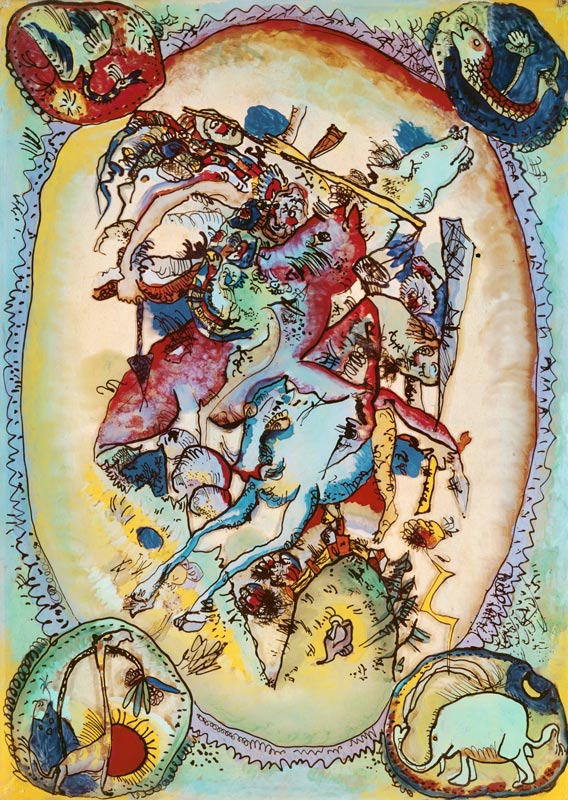 Apokalyptischer Reiter II. von Wassily Kandinsky