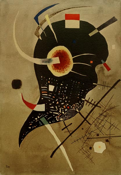 Black Tension (Schwarze Spannung) von Wassily Kandinsky