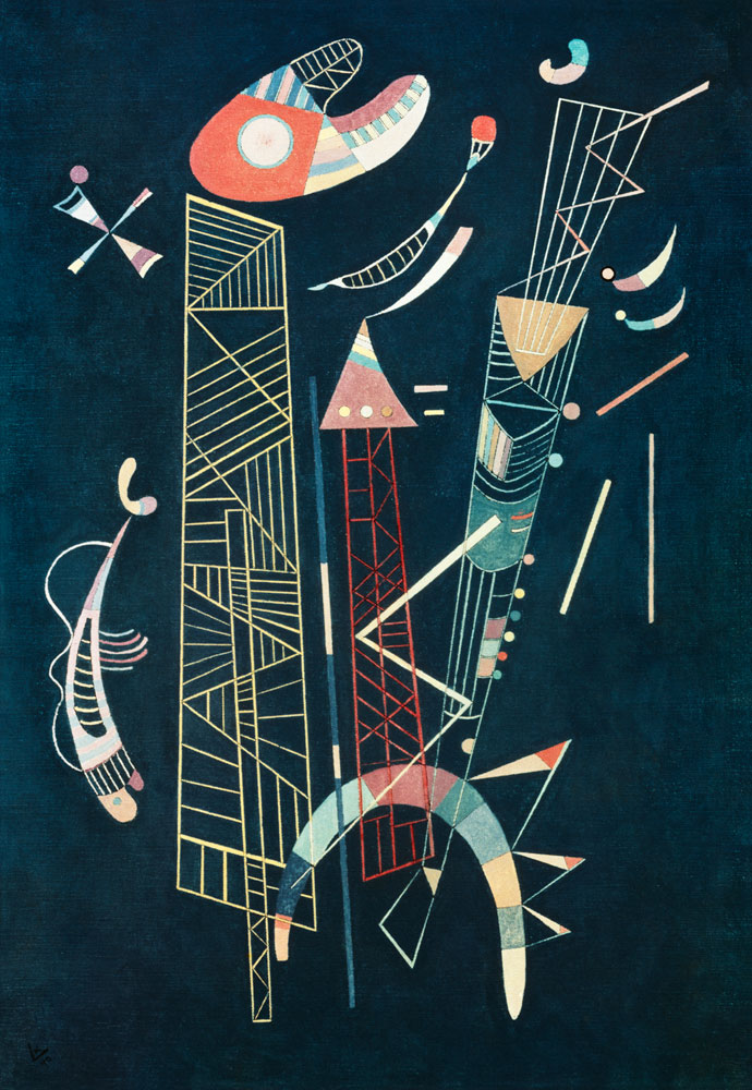 Construction lègère (Leichte Konstruktion) von Wassily Kandinsky