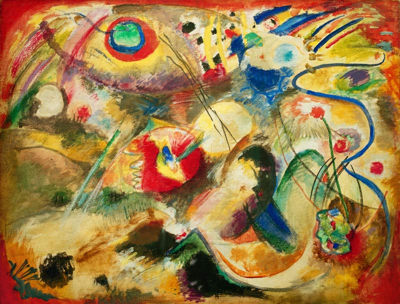 Unbenanntes Bild (Sintflut) von Wassily Kandinsky