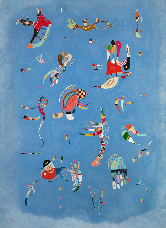 Himmelblau von Wassily Kandinsky