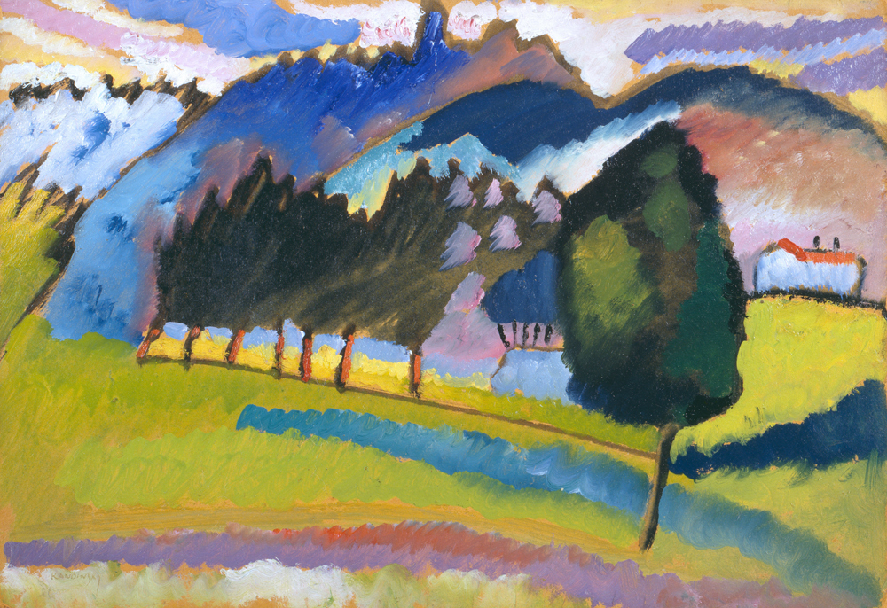 Landscape with Rolling Hills von Wassily Kandinsky