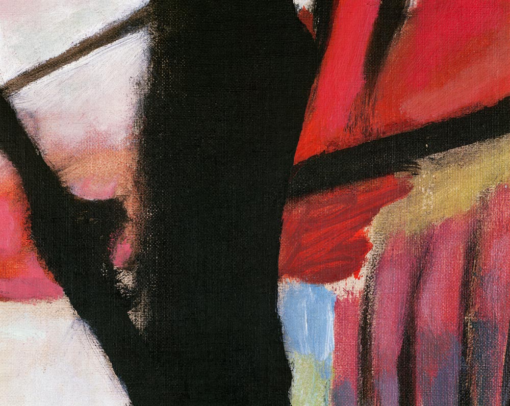 Landscape with black arch von Wassily Kandinsky