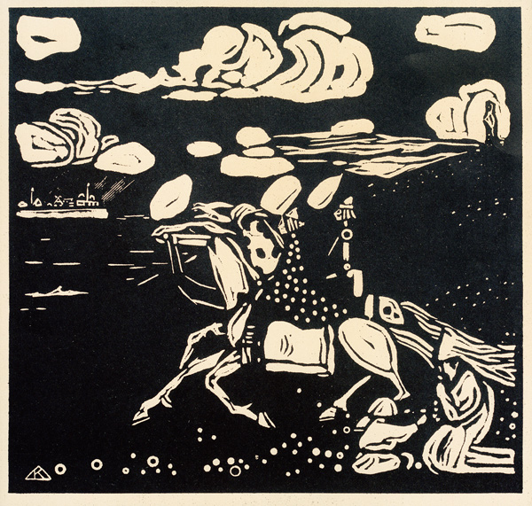 Les Chevaliers (Reiter) von Wassily Kandinsky