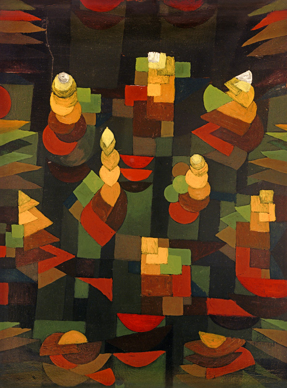 Pflanzenwachstum von Wassily Kandinsky