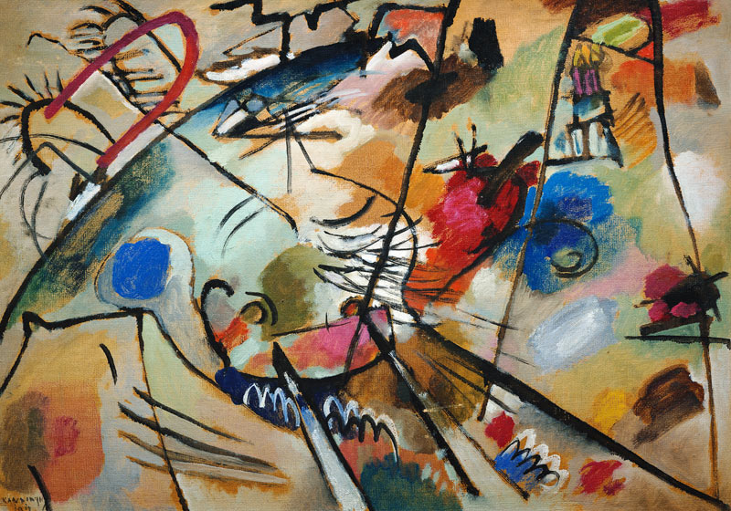 Studie zu Improvisation 24. von Wassily Kandinsky