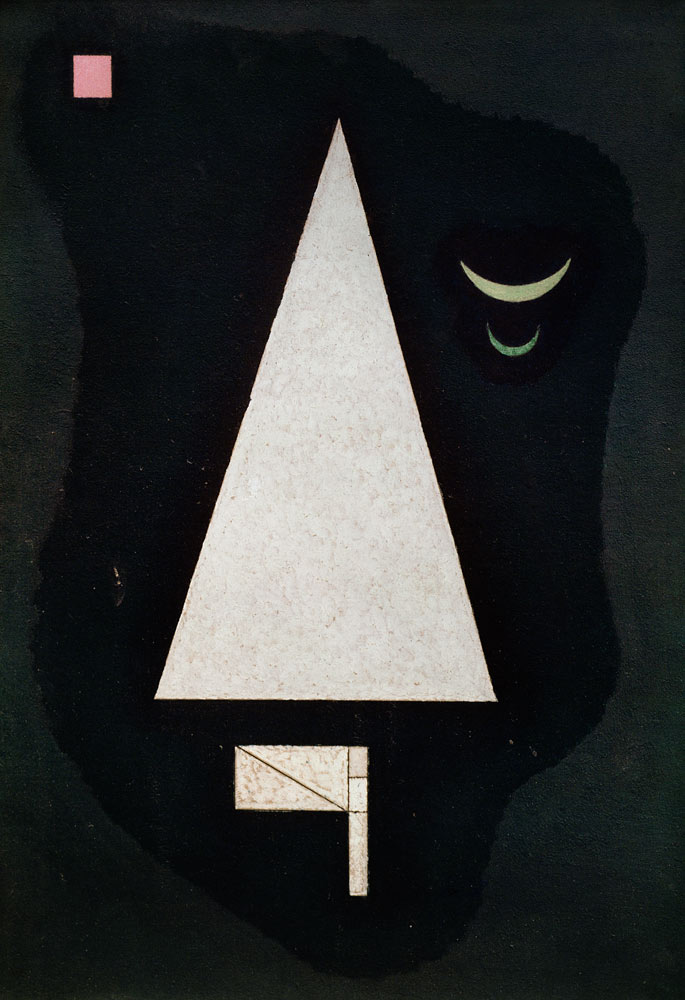 Weiße Schärfe von Wassily Kandinsky