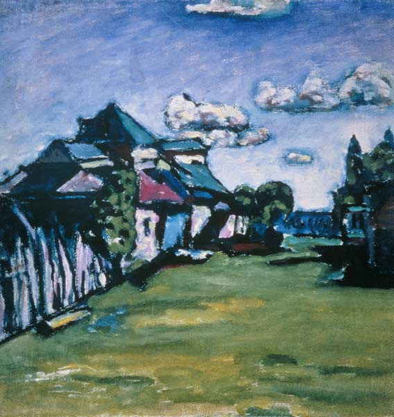 Bauernhäuser Vor 1918, 1917 oder von Wassily Kandinsky