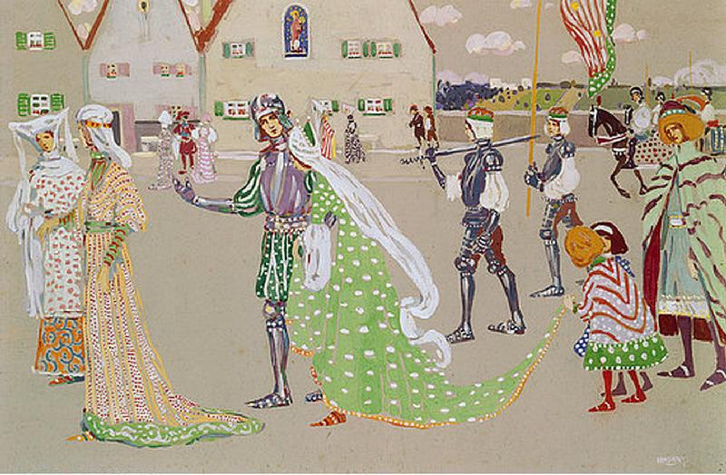 Der Brautzug von Wassily Kandinsky