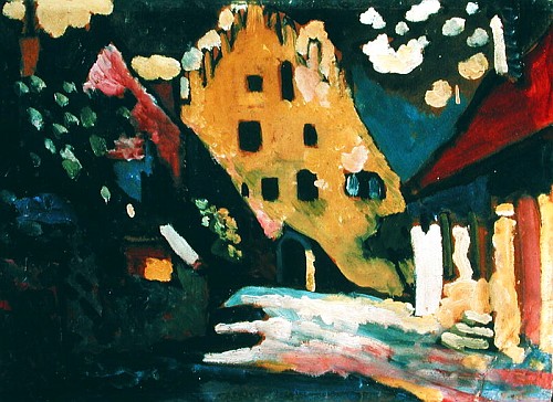 Castle Yard von Wassily Kandinsky