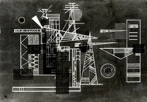Construction with points von Wassily Kandinsky
