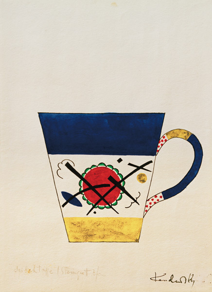 Entwurf für eine Milchtasse von Wassily Kandinsky
