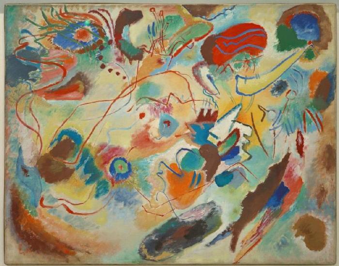 Entwurf zu Komposition VII von Wassily Kandinsky