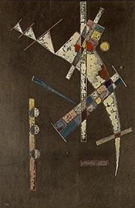 Gedämpft im Dunkel von Wassily Kandinsky