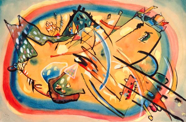 Komposition Landschaft von Wassily Kandinsky