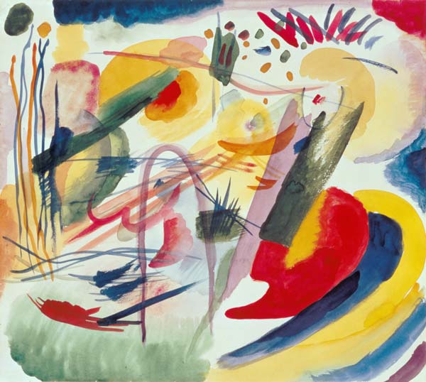 Komposition ohne Titel von Wassily Kandinsky