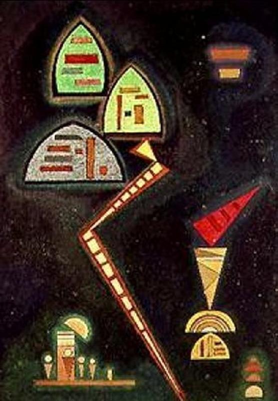 Komposition Grün von Wassily Kandinsky