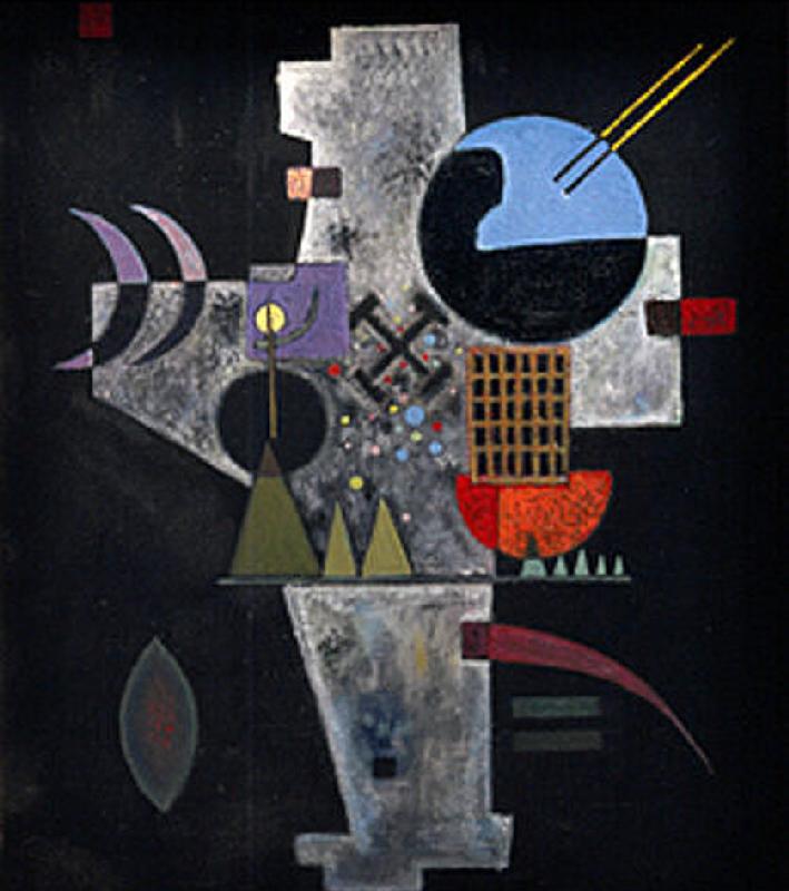 Kreuzform. von Wassily Kandinsky