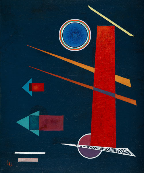 Mächtiges Rot. 1928 von Wassily Kandinsky