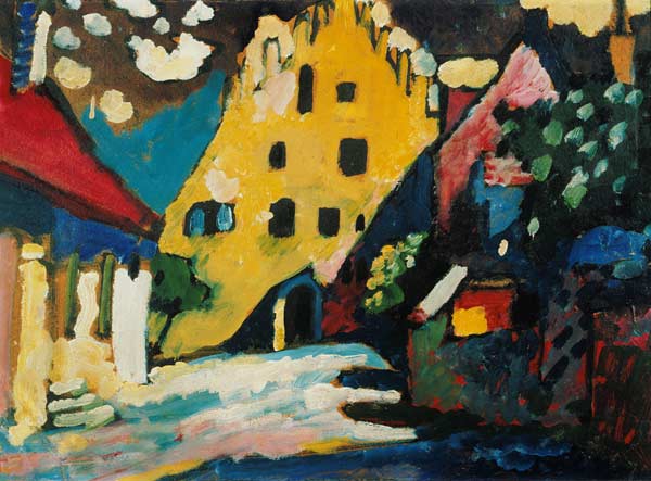 Murnau - Schlosshof I. von Wassily Kandinsky