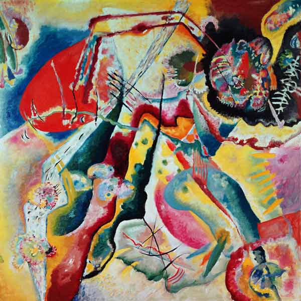 Roter Fleck von Wassily Kandinsky