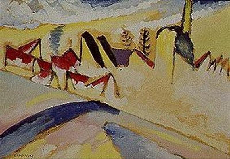 Studie zu Winter II., von Wassily Kandinsky