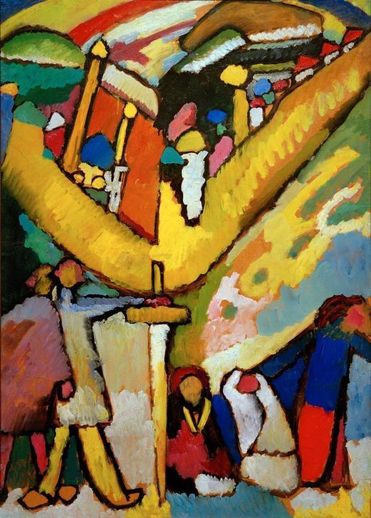 Studie zu ‘Improvisation 8' von Wassily Kandinsky