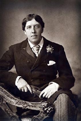 Oscar Wilde, 1889 (carbon print photo)