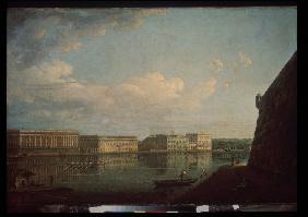 Blick auf das Palastufer von der Peter-und-Paul-Festung aus 1794