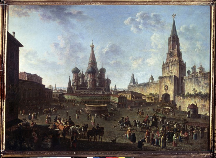 Der Rote Platz in Moskau von Werkst. Alexejew