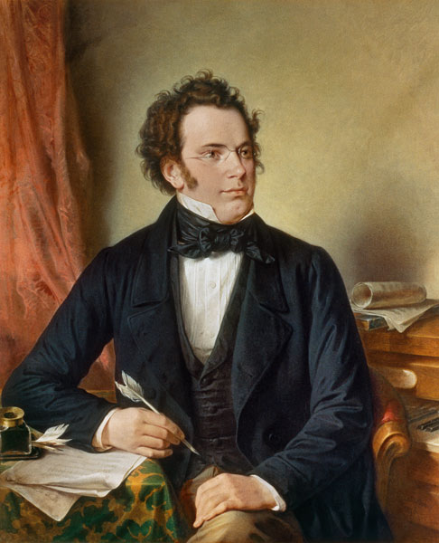 Franz Peter Schubert (1797-1828) von Wilhelm August Rieder