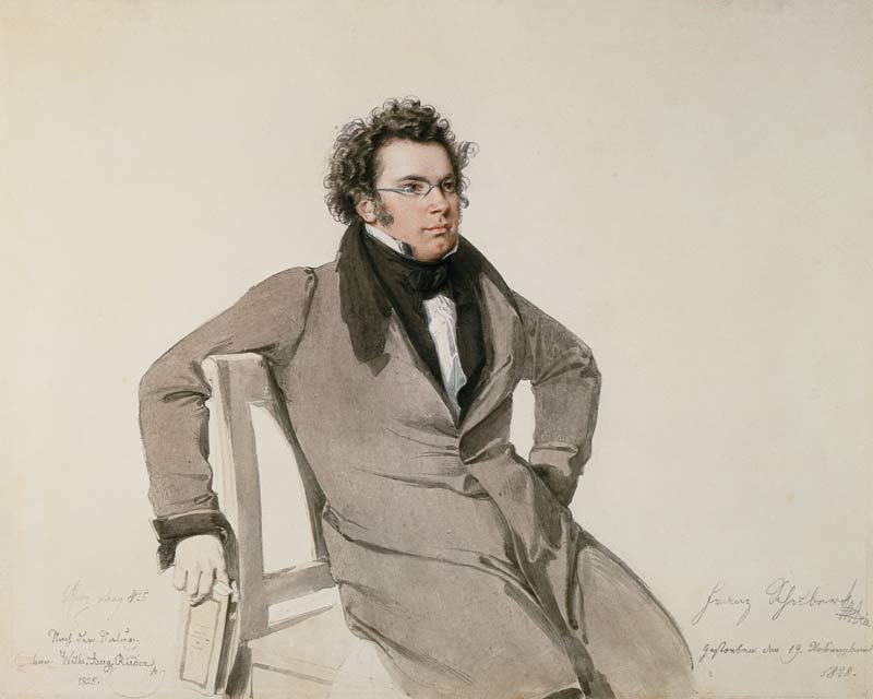Franz Schubert (1797-1828) von Wilhelm August Rieder