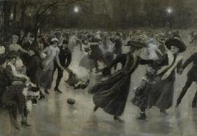 Party auf dem Eis 1909