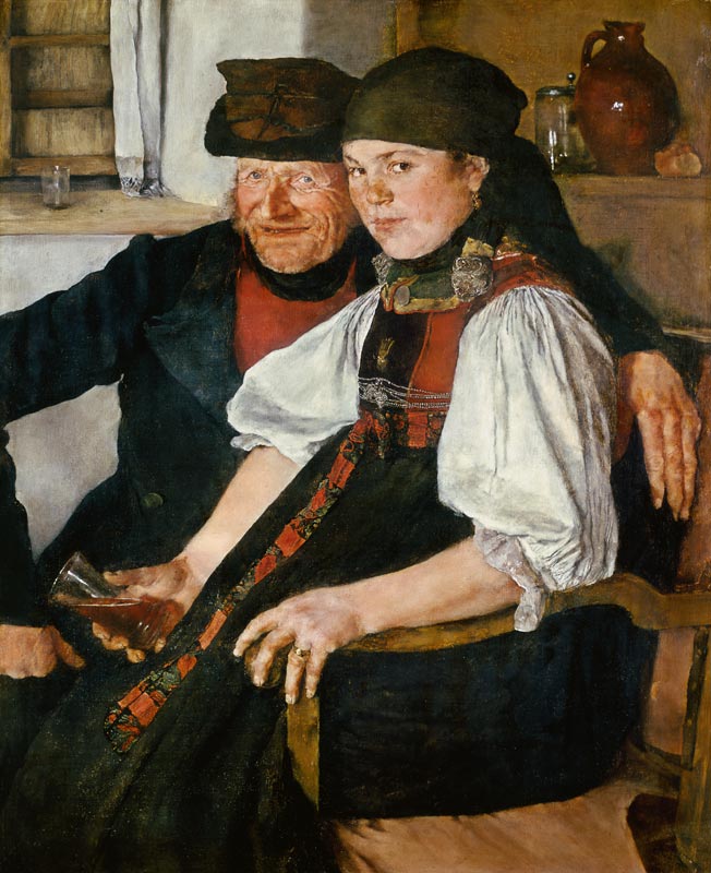 Das ungleiche Paar von Wilhelm Maria Hubertus Leibl