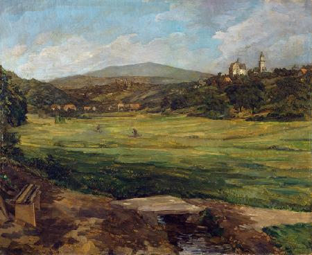 Ansicht von Kronberg im Taunus. 1896