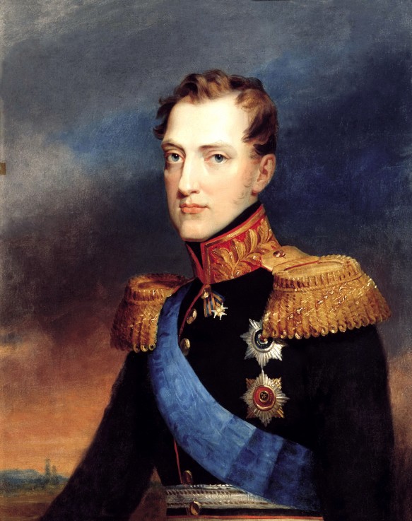 Porträt des Kaisers Nikolaus I. (1796-1855) von Wilhelm August Golicke