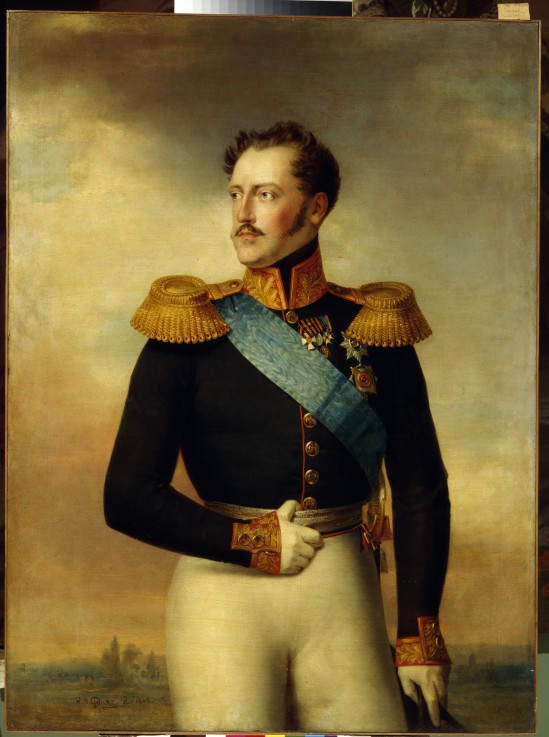 Porträt des Kaisers Nikolaus I. (1796-1855) von Wilhelm August Golicke