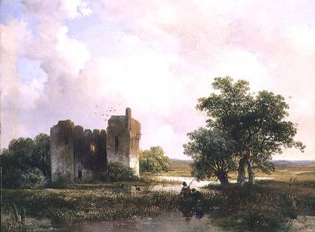 Landscape with ruins (panel) von Willem Roelofs