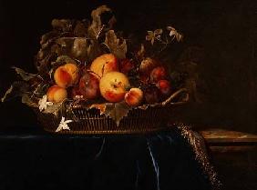 Still Life of Fruit in a Basket 1650