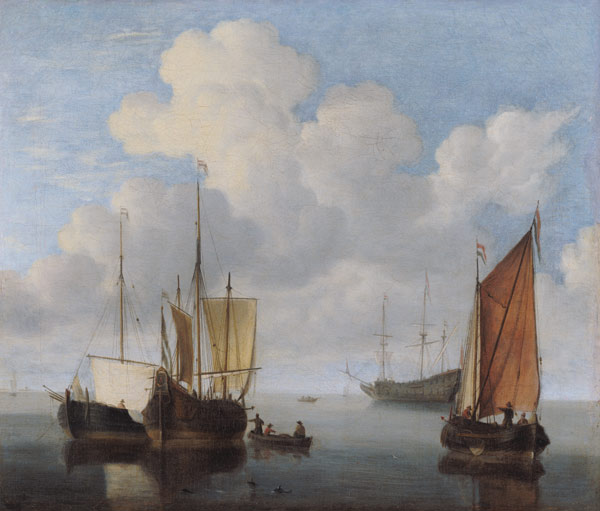 Seascape von Willem van de Velde d.J.