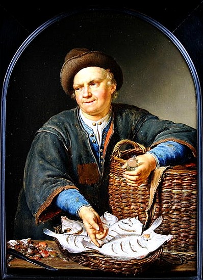 The Fish Seller von Willem van Mieris
