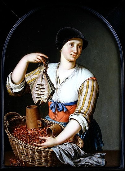 The Fish Wife von Willem van Mieris