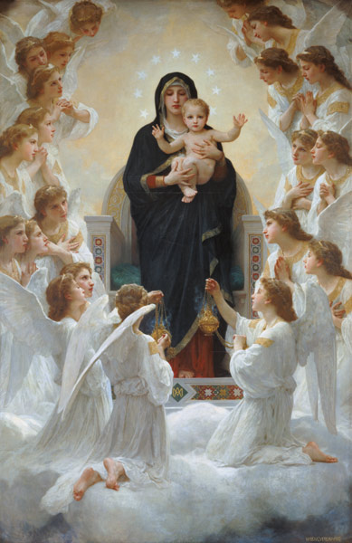 The Virgin with Angels von William Adolphe Bouguereau